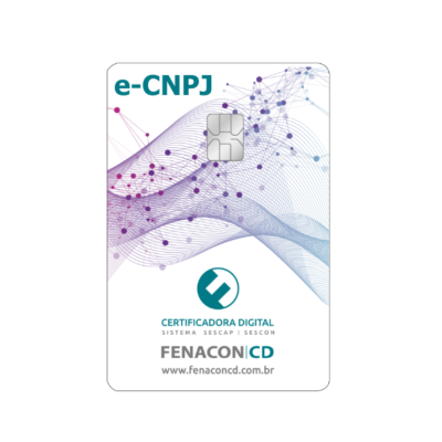 e-CNPJ A3 – Smartcard – 12 Meses | Presencial